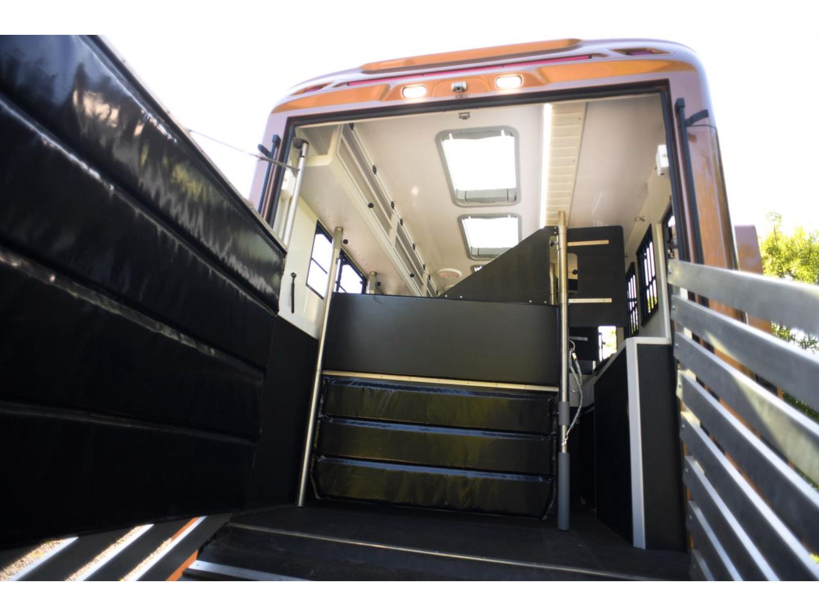 New build Scania Premium Luxury 26-tonne EQ-built horsebox. 5 stall / 6 berth