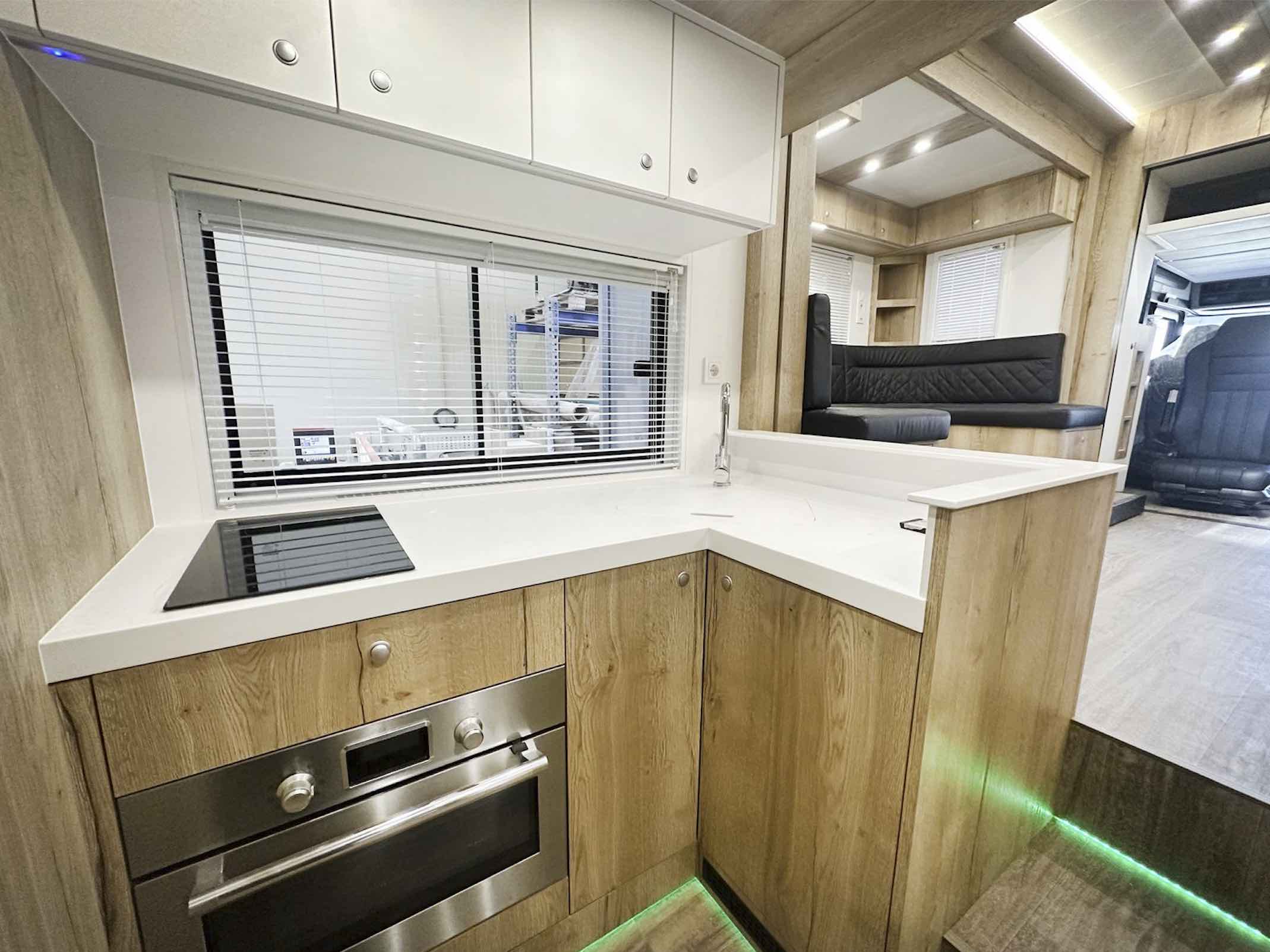 New build LHD Scania S460 Premium Luxury 26-tonne EQ-built horsebox. 7 stall / 6 berth