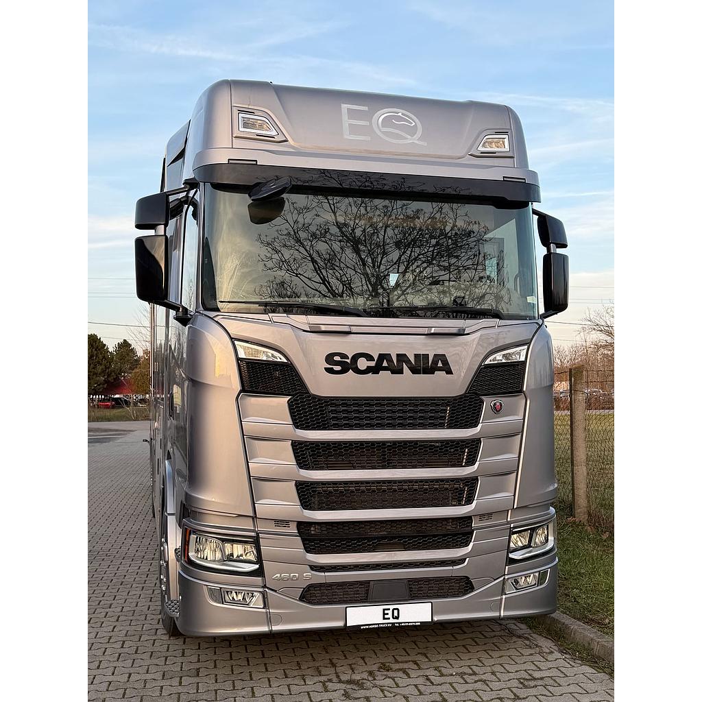 New build LHD Scania S460 Premium Luxury 26-tonne EQ-built horsebox. 4 stall / 6 berth