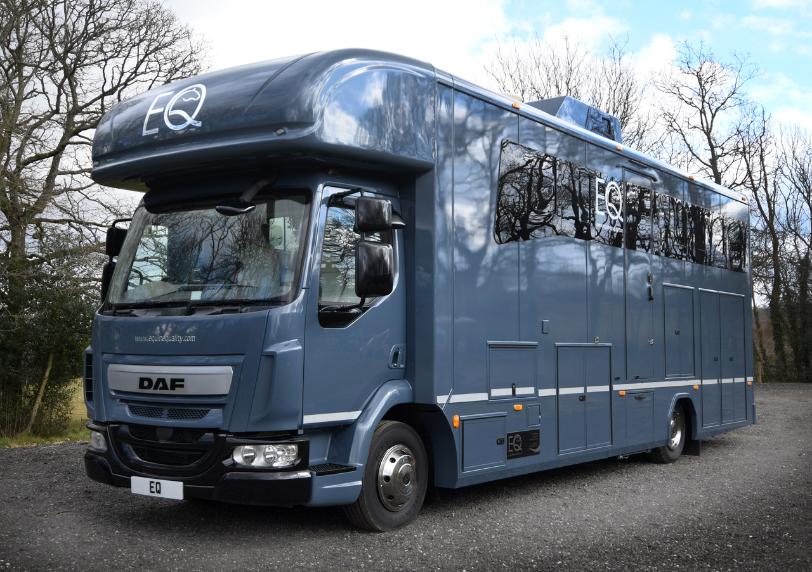 New-build Luxury 12-tonne DAF EQ-built horsebox. 4-stall / 6 berth